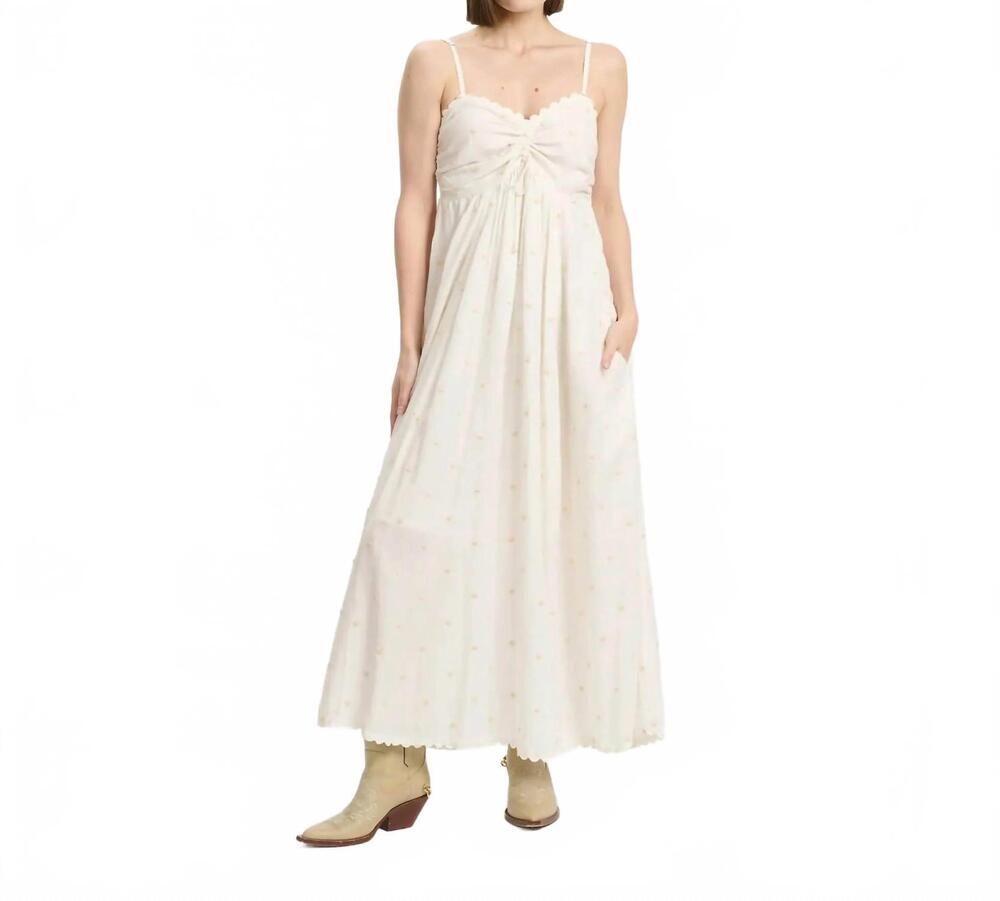 NEW MISS JUNE PARIS kahina maxi dress in off white